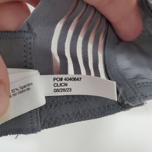 Le Mystere Second Skin Back Smoothing T-Shirt Bra Dove Gray Underwire Size 36D - Picture 5 of 8